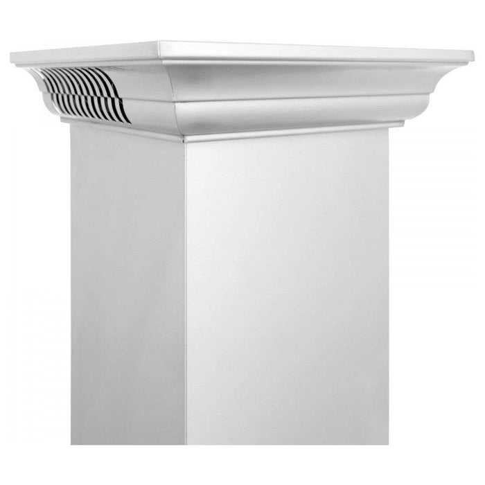 ZLINE 36 in. Stainless Steel Wall Range Hood with Built-in CrownSound Bluetooth Speakers KL3CRN-BT-36