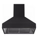 ZLINE 36 in. W 24 in. D Oil-Rubbed Bronze Wall Range Hood 8667B-36