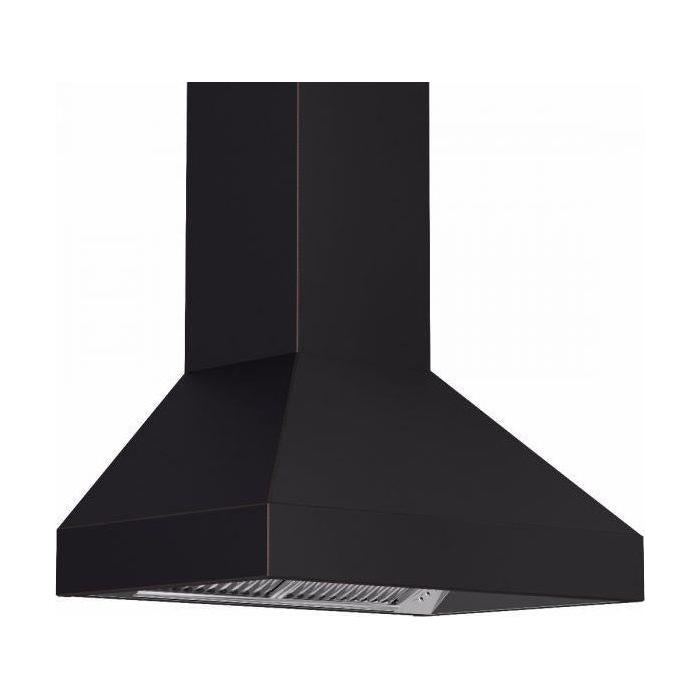 ZLINE 36 in. W 24 in. D Oil-Rubbed Bronze Wall Range Hood 8667B-36