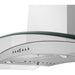 ZLINE 36 in. Wall Mount Range Hood In Stainless Steel with Built-in CrownSound Bluetooth Speakers KN4CRN-BT-36