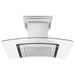 ZLINE 36 in. Wall Mount Range Hood In Stainless Steel with Built-in CrownSound Bluetooth Speakers KNCRN-BT-36