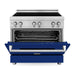 ZLINE 36 Inch 4.6 cu. ft. Induction Range with a 4 Element Stove and Electric Oven in Blue Gloss, RAIND-BG-36