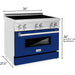 ZLINE 36 Inch 4.6 cu. ft. Induction Range with a 4 Element Stove and Electric Oven in Blue Gloss, RAIND-BG-36