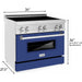 ZLINE 36 Inch 4.6 cu. ft. Induction Range with a 4 Element Stove and Electric Oven in Blue Matte, RAIND-BM-36