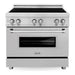 ZLINE 36 Inch 4.6 cu. ft. Induction Range with a 4 Element Stove and Electric Oven in DuraSnow® Stainless Steel, RAIND-SN-36