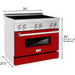 ZLINE 36 Inch 4.6 cu. ft. Induction Range with a 4 Element Stove and Electric Oven in Red Gloss, RAIND-RG-36