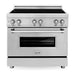 ZLINE 36 Inch 4.6 cu. ft. Induction Range with a 4 Element Stove and Electric Oven in Stainless Steel, RAIND-36