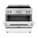 ZLINE 36 Inch 4.6 cu. ft. Induction Range with a 4 Element Stove and Electric Oven in White Matte, RAIND-WM-36