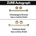 ZLINE 36 Inch Autograph Edition Stainless Steel Range Hood with a Matte White Shell and Gold Handle, KB4STZ-WM36-G