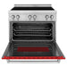 ZLINE 36 Inches 4.6 cu. ft. Induction Range with a 4 Element Stove and Electric Oven in Red Matte, RAIND-RM-36