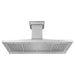 ZLINE 42 in. Stainless Steel Wall Range Hood with Built-in CrownSound Bluetooth Speakers KBCRN-BT-42