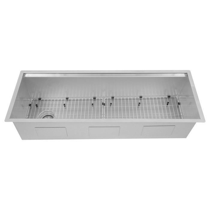 ZLINE 45 in. Garmisch Undermount Single Bowl Stainless Steel Kitchen Sink with Bottom Grid and Accessories SLS-45