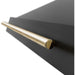 ZLINE 48 in. Autograph Edition Black Stainless Steel Range Hood with Gold Handle, BS655Z-48-G