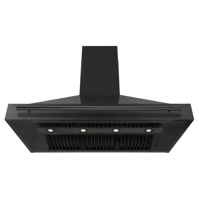 ZLINE 48 In. Black Stainless Steel Range Hood with Black Stainless Steel Handle, BS655-48-BS