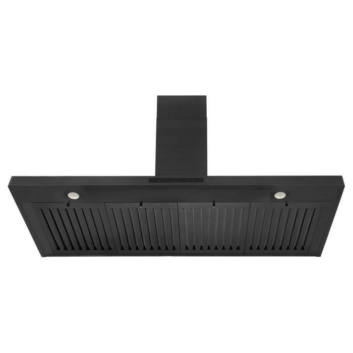 ZLINE 48 in. Convertible Vent Wall Mount Range Hood in Black Stainless Steel BSKBN-48