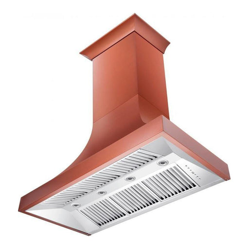 ZLINE 48 in. Designer Series Copper Finish Wall Range Hood 8632C-48