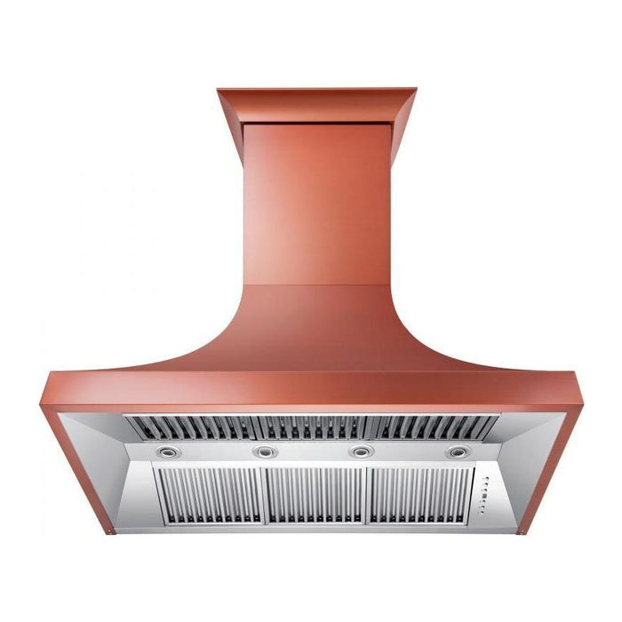 ZLINE 48 in. Designer Series Copper Finish Wall Range Hood 8632C-48