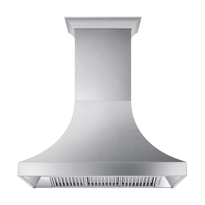 ZLINE 48 in. Designer Series DuraSnow Stainless Finish Indoor Wall Range Hood 8632S-48