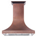 ZLINE 48 in. Designer Series Hand-Hammered Copper Finish Wall Range Hood 8632H-48