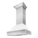 ZLINE 48 in. DuraSnow Finish Range Hood with White Matte Shell 8654WM-48