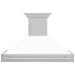 ZLINE 48 In. DuraSnow® Stainless Steel Range Hood with White Matte Shell, 8654SNX-WM-48