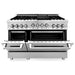 ZLINE 48 in. Gas Range and 48 in. Range Hood Appliance Package 2KP-RGRH48