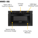 ZLINE 48 in. Gas Range, Range Hood and Microwave Drawer in Black Appliance Package 3KP-RGBRH48-MW