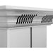 ZLINE 48 in. Island Mount Range Hood In Stainless Steel with Built-in CrownSound & Bluetooth Speakers KE2iCRN-BT-48