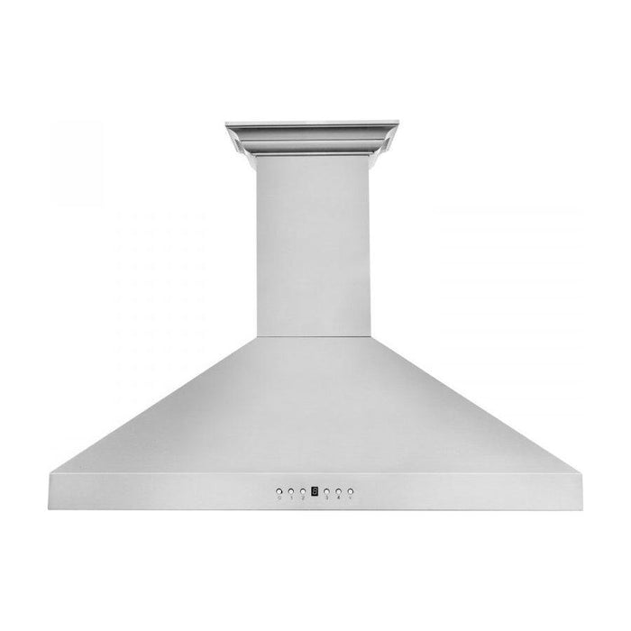 ZLINE 48 in. Stainless Steel Wall Range Hood with Built-in CrownSound Bluetooth Speakers KL3CRN-BT-48