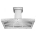 ZLINE 48 in. Stainless Steel Wall Range Hood with Built-in CrownSound Bluetooth Speakers KL3CRN-BT-48