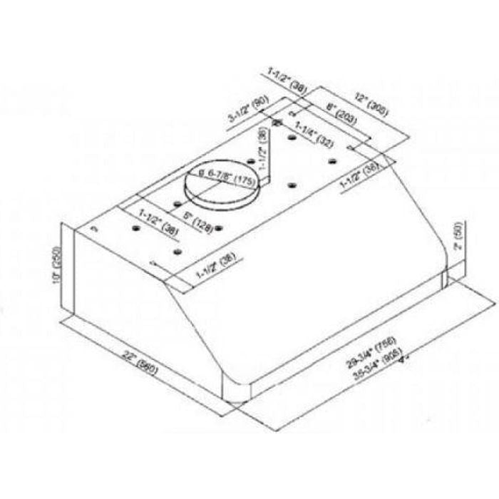 ZLINE 48 in. Under Cabinet Stainless Steel Range Hood 623-480