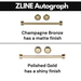 ZLINE 48 Inch Autograph Edition Stainless Steel Range Hood with Champagne Bronze Handle, KB4STZ-48-CB