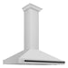 ZLINE 48 Inch Autograph Edition Stainless Steel Range Hood with Matte Black Handle, KB4STZ-48-MB