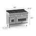 ZLINE 48-Inch Professional Dual Fuel Range with Blue Matte Door RA-BM-48