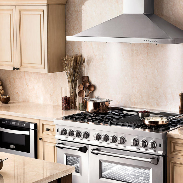 ZLINE 48 Range and 48 Range Hood Appliance Package