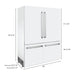 ZLINE 60 In. 32.2 cu. ft. Built-In Refrigerator with Internal Water and Ice Dispenser in White Matte, RBIV-WM-60