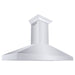 ZLINE 60 in. Professional Convertible Vent Wall Mount Range Hood In Stainless Steel with Crown Molding 597CRN-60