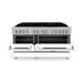 ZLINE 60 In. Professional Dual Fuel Range in DuraSnow®Stainless Steel with White Matte Door, RAS-WM-60