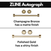 ZLINE 60 Inch Autograph Edition Dual Fuel Range In Stainless Steel with Gold Accents RAZ-60-G