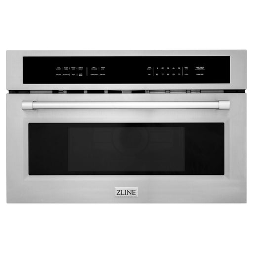 ZLINE Appliance Package - 30 in. Built-in Convection Microwave Oven, 30 in. Single Wall Oven in Stainless Steel, 2KP-MW30-AWS30