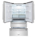 ZLINE Appliance Package - 36 in. Dual Fuel Range, Range Hood, 3 Rack Dishwasher, Refrigerator, 4KPR-RARH36-DWV