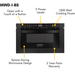 ZLINE Appliance Package - 36 in. Gas Range, Range Hood, Microwave Oven, Dishwasher, Refrigerator, 5KPR-RGBRH36-MWDWV