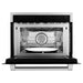 ZLINE Appliance Package - 36 In. Gas Range, Range Hood, Microwave Oven in Stainless Steel, 3KP-RGRHMWO-36