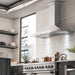 ZLINE Appliance Package - 48" Rangetop With 7 Gas Burners, Range Hood in DuraSnow® Stainless Steel, 2KP-RTSRH48