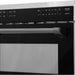 ZLINE Autograph 24" Built-in Convection Microwave Oven in Stainless Steel and Matte Black Accents, MWOZ-24-MB