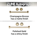 ZLINE Autograph 30 In. 16.1 cu. ft. Built-In Refrigerator with Internal Water and Ice Dispenser with Bronze Accents, RBIVZ-304-30-CB