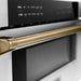 ZLINE Autograph Bronze Package - 36 in. Rangetop, 36 in. Range Hood, Dishwasher, Built-In Refrigerator, Microwave Drawer