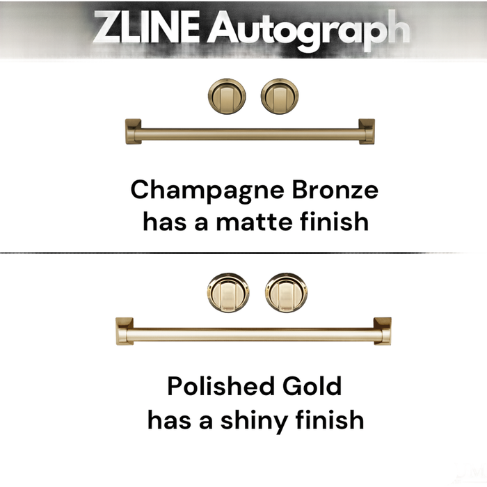 ZLINE Autograph Edition 24 inch Tall Dishwasher, Touch Control, in White Matte with Gold Handle, DWMTZ-WM-24-G