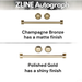 ZLINE Autograph Edition 24 inch Tall Dishwasher, Touch Control, in White Matte with Gold Handle, DWMTZ-WM-24-G