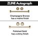 ZLINE Autograph Edition 30 In. 4.0 cu. ft. Range with Gas Stove and Electric Oven In Black Stainless Steel with Gold Accents RABZ-30-G